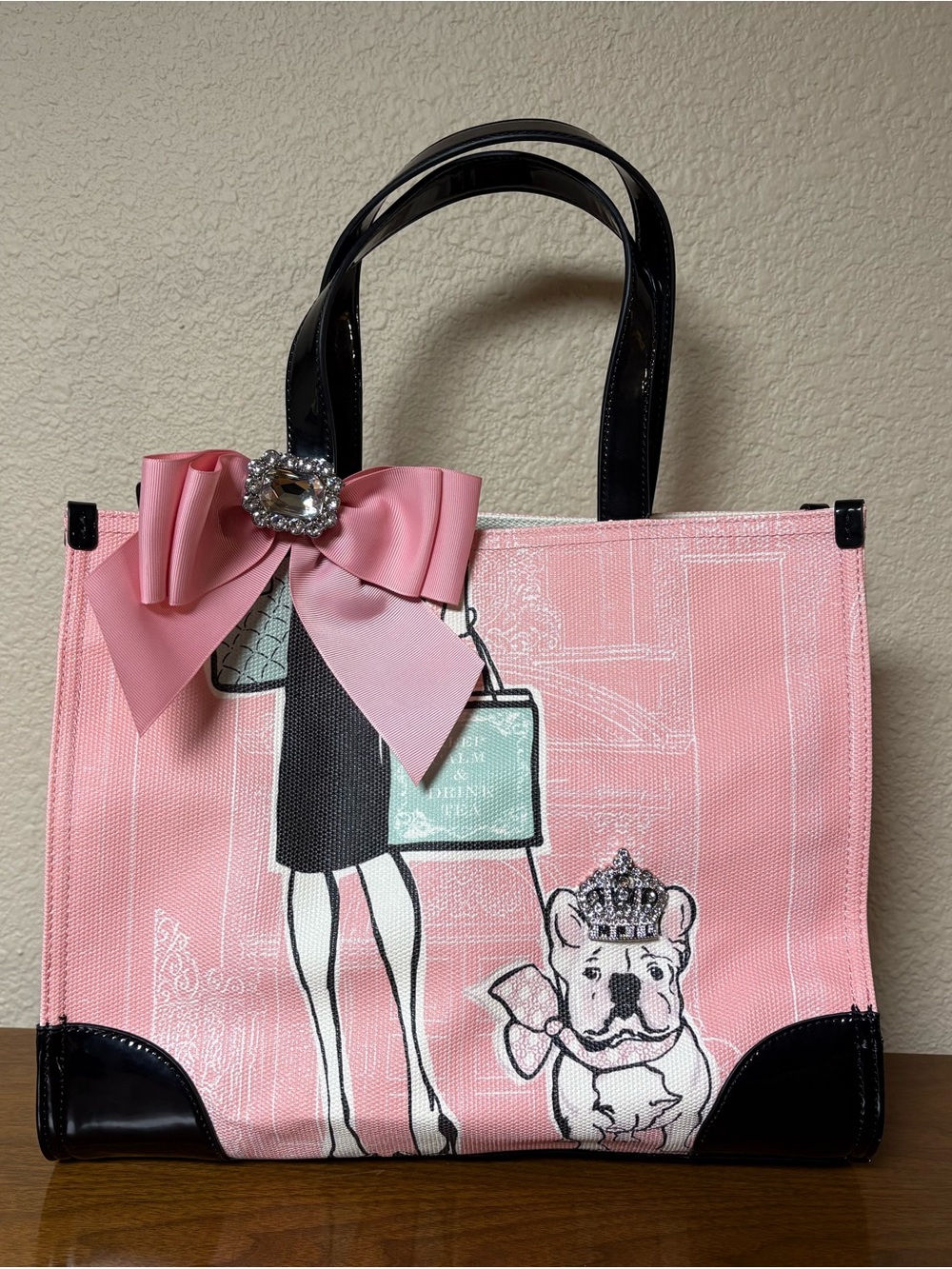 My Flat In London French Bulldog Tote M020996